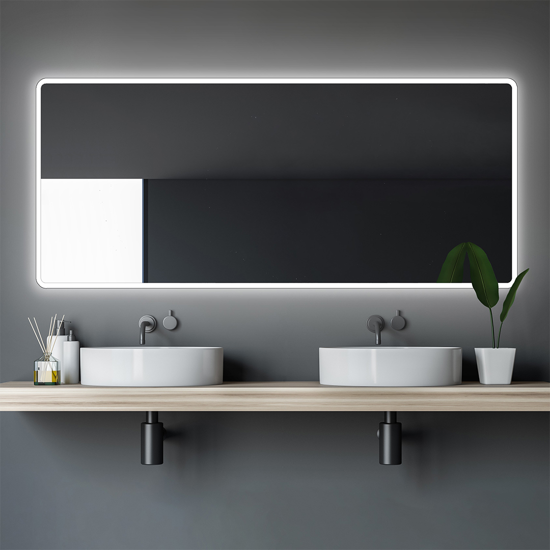 LED BAD SPIEGEL Badezimmerspiegel mit Beleuchtung Badspiegel Wandspiegel S370 